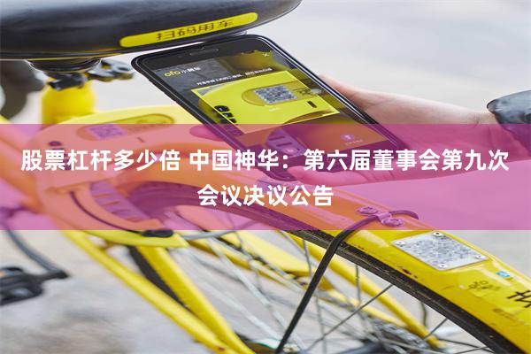 股票杠杆多少倍 中国神华：第六届董事会第九次会议决议公告