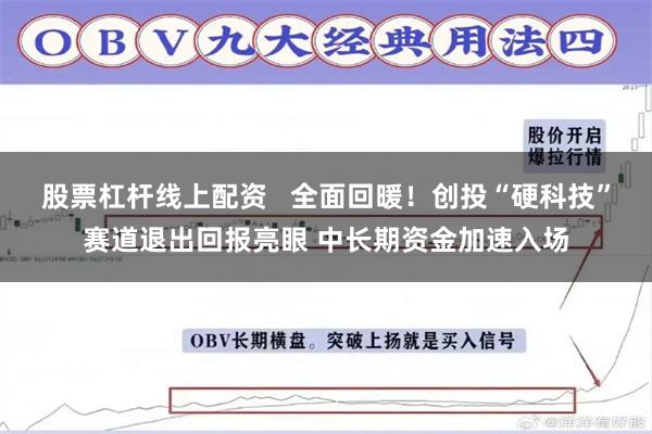 股票杠杆线上配资   全面回暖！创投“硬科技”赛道退出回报亮眼 中长期资金加速入场