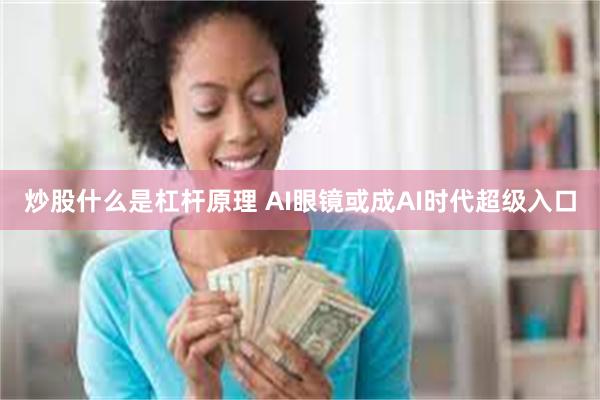 炒股什么是杠杆原理 AI眼镜或成AI时代超级入口
