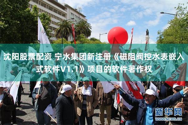 沈阳股票配资 宁水集团新注册《磁阻阀控水表嵌入式软件V1.1》项目的软件著作权