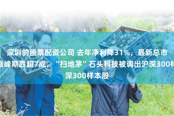 深圳的股票配资公司 去年净利降31%，最新总市值较巅峰期跌超7成，“扫地茅”石头科技被调出沪深300样本股