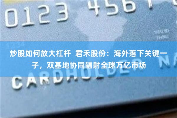 炒股如何放大杠杆  君禾股份：海外落下关键一子，双基地协同辐射全球万亿市场