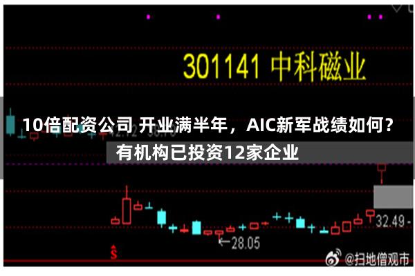 10倍配资公司 开业满半年，AIC新军战绩如何？有机构已投资12家企业
