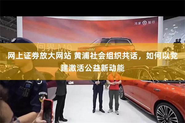 网上证劵放大网站 黄浦社会组织共话，如何以党建激活公益新动能